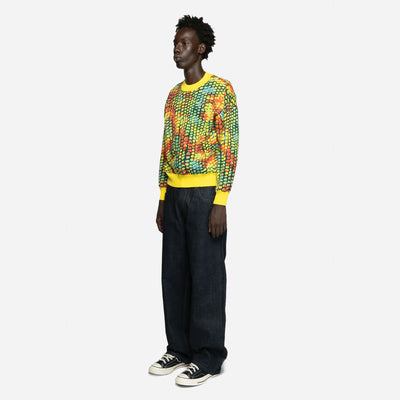 Snakeskin Knit Sweater FW93SCSKS YLW