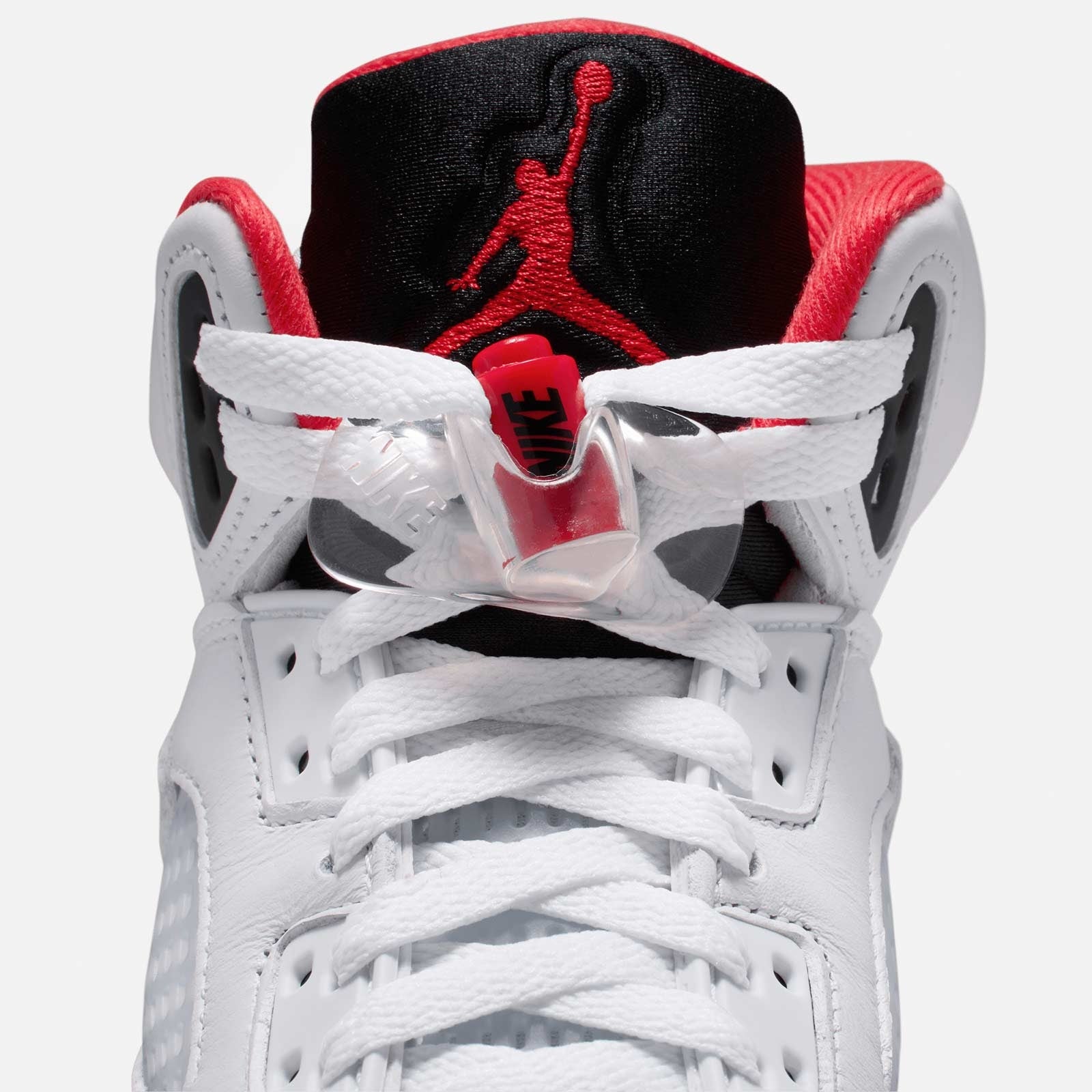 Jordan 5 Retro OG GS Fire Red Black Tongue HQ7980 101