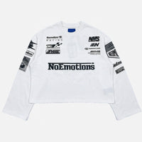 noemotions Racing Longsleeve NES26LS-WHT