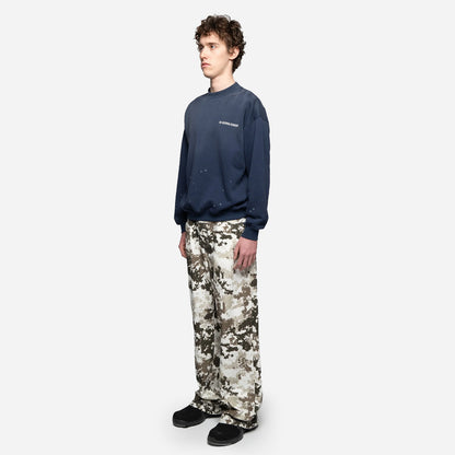 Office Faded Crewneck SS2693SOFC BLU