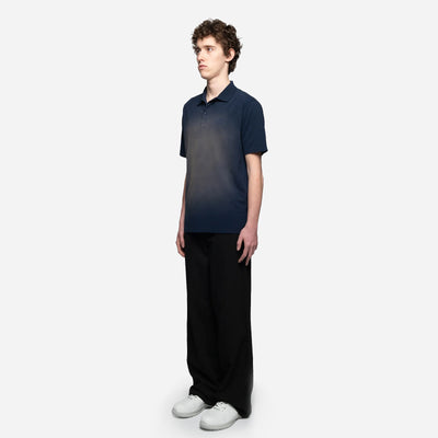 Navy Blue Faded Polo SS2693SCNBFP BLU