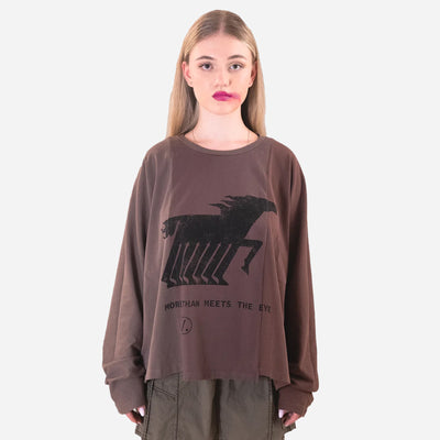 Statement Longsleeve Tee Reversible CLW25SLT BRN