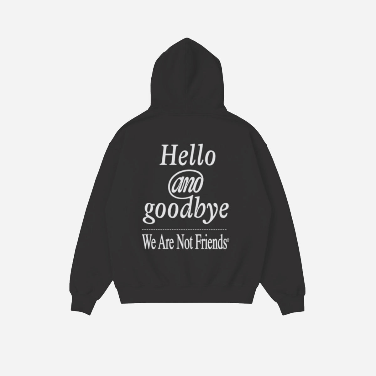 We Are Not Friends Hello & Goodbye Hoodie WANF-C02610